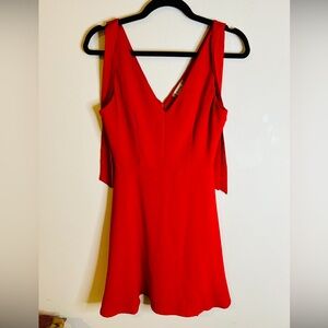 Altar'd State Vibrant Red Mini Dress